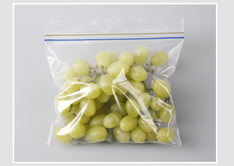 自封口食品儲(chu) 存袋,抽取式食物保鮮袋,PE環保食品雙筋密封袋