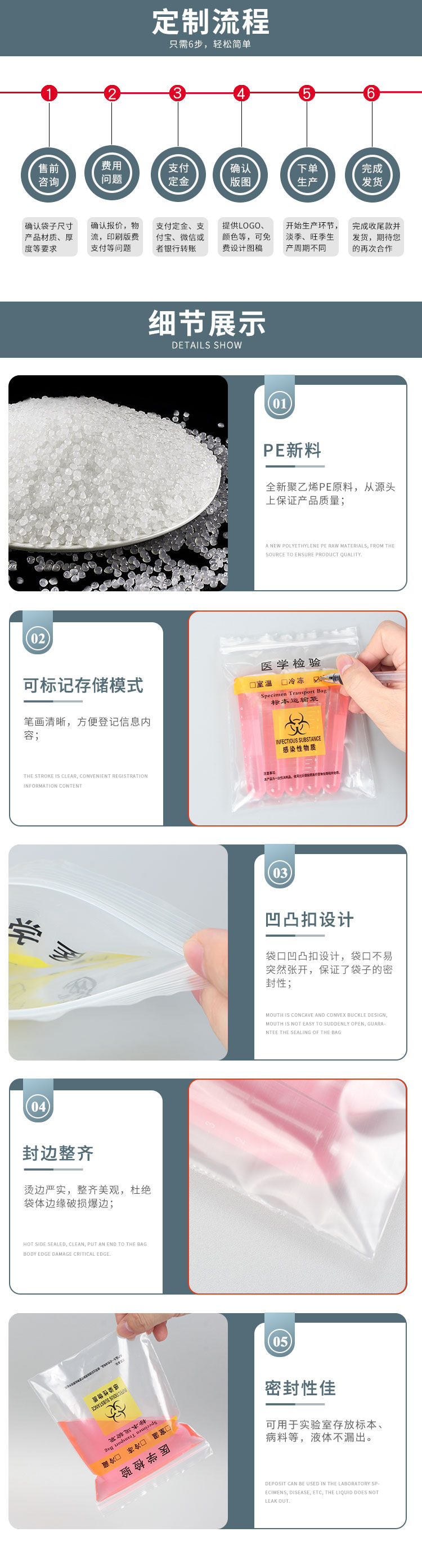 核酸標本袋,生物標本袋,核酸檢測袋
